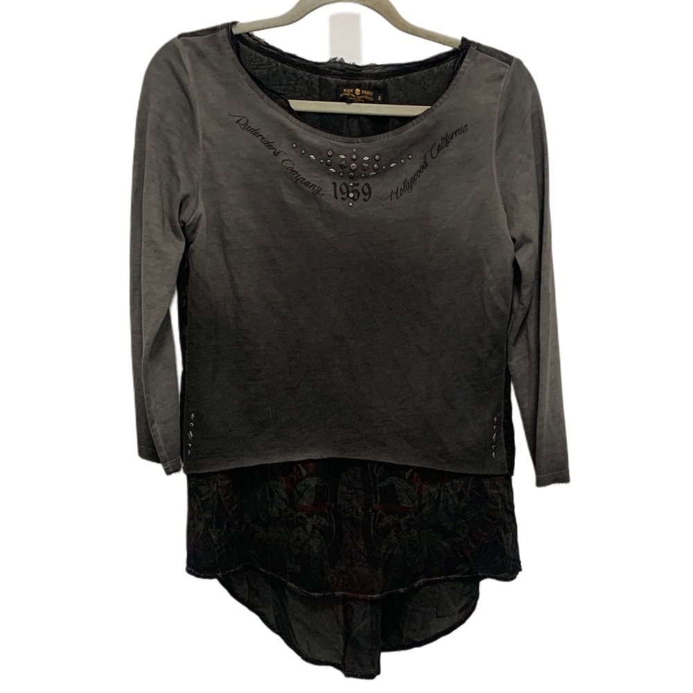 Rude Riders Layered Long Sleeve Top